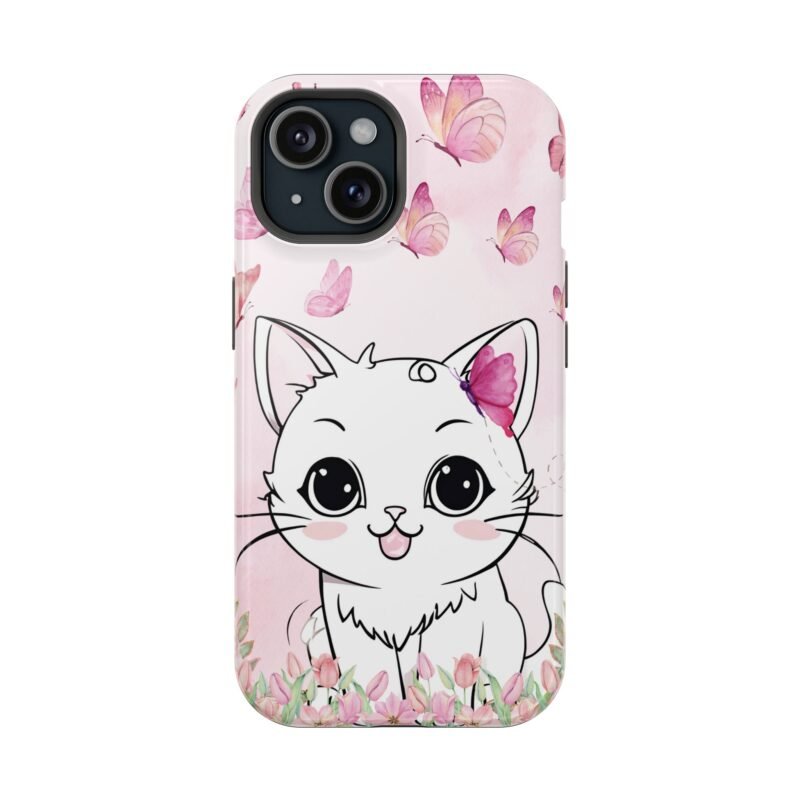Cute Cat Magnetic Tough Phone case
