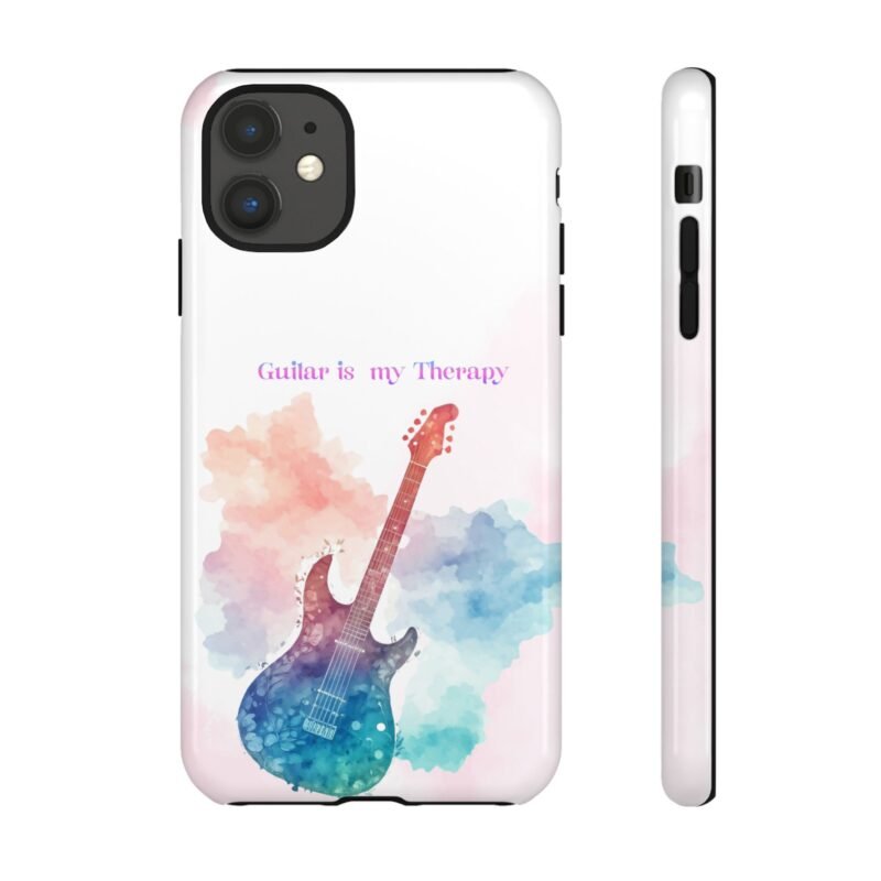 Guitar Is My Therapy – Artistic Music Lover’s Protective Phone Case