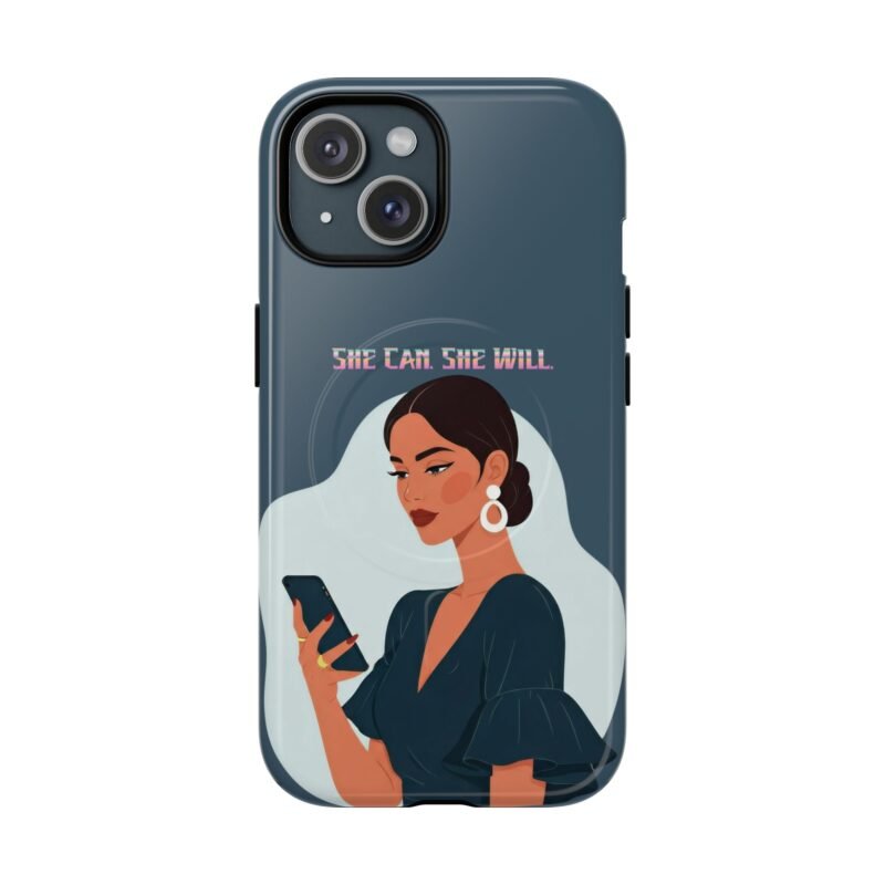 She Can, She Will – IPhone Magnetic Tough Phone Case
