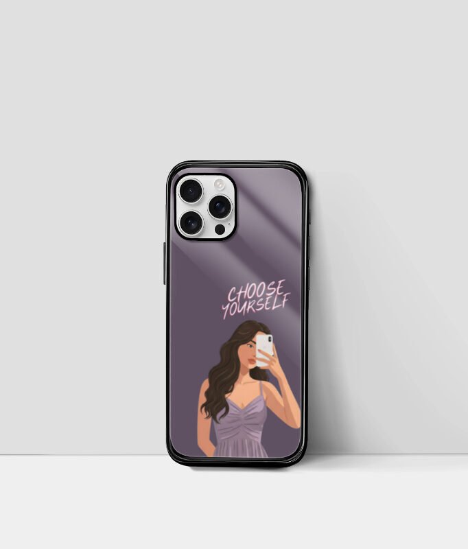 Choose Yourself – Bold Aesthetic Girl Illustration IPhone Case